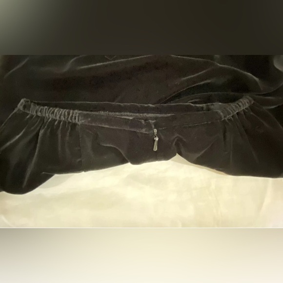 Talbots Black Velvet A-line 6-8P Skirt - Picture 4 of 8